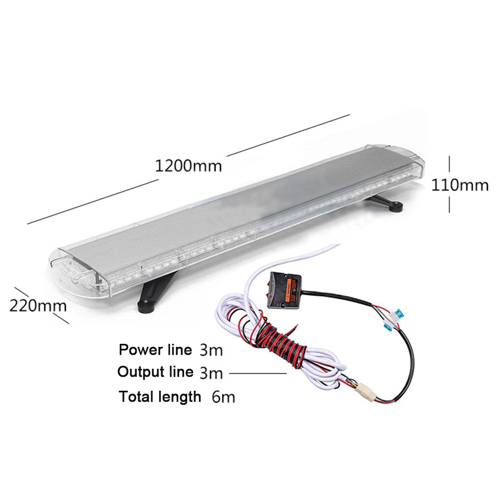 DC12-24V 88LED 88W 47-inch Long Row Warning Light Car Ultra-thin With Strobe Light Traffic Engineering Car Roof Open Circuit Lights DC12-24V 88LED 88W 47-inch Long Row Warning Light Car Ultra-thin With Strobe Light Traffic Engineering Car Roof Open Circuit Lights